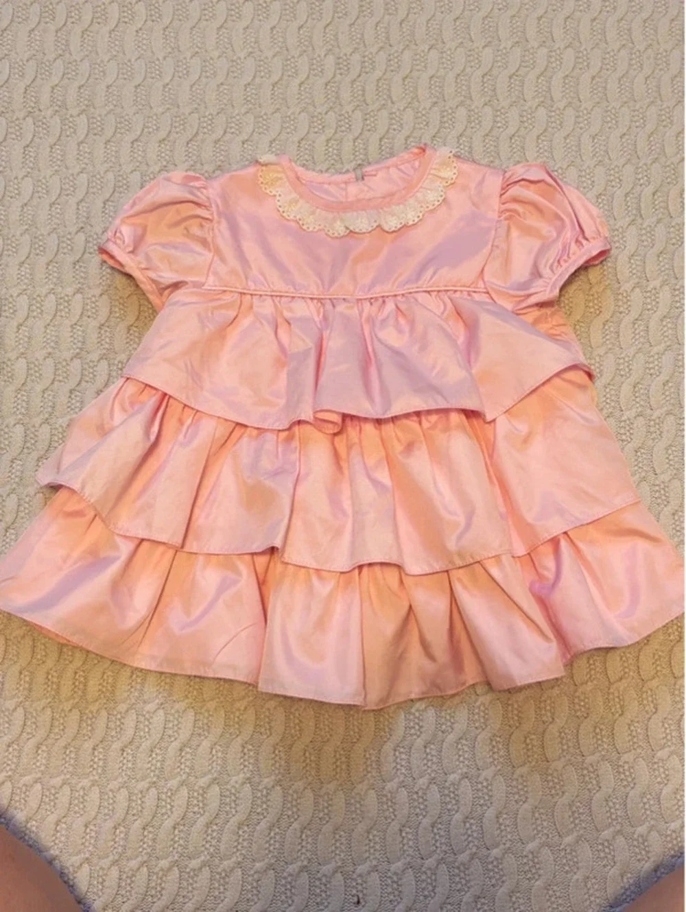 Vintage Betti Terrell by Johnston Pink Party Dress 18M USA made